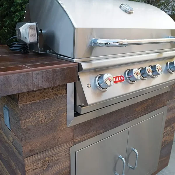 built in barbecue grills